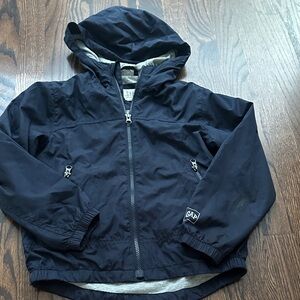GAP Dark Blue Hooded Windbreaker
